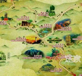 桂平景点地图(长沙景点地图)