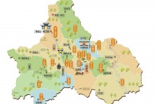桂平景点地图(景点地图手绘)